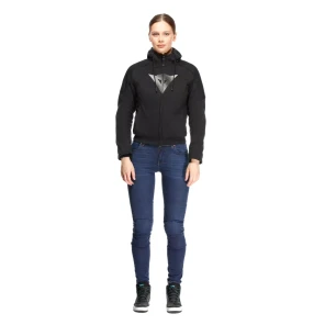 DAINESE DAEMON-X SAFETY HOODIE FULL ZIP WMN - BLACK