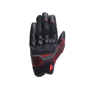 DAINESE ERMEX GLOVES - BLACK/RED-LAVA