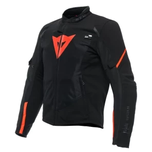 DAINESE SMART JACKET LS SPORT SORT/RØD