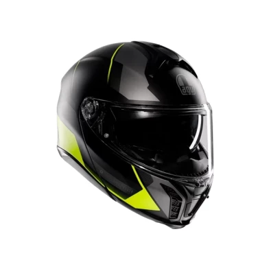 AGV TOURMODULAR PERCEPTION MATT BLACK/YEL FLUO