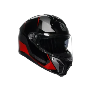 AGV TOURMODULAR E2206 - PERSEPSJON SVART/RØD