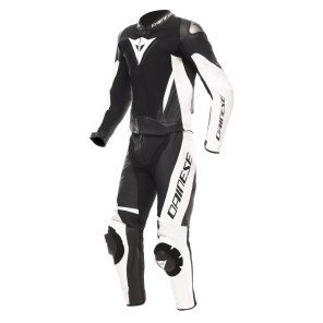 DAINESE DEMON SPRINT 2-DELTSKINN DRESS SORT/HVIT