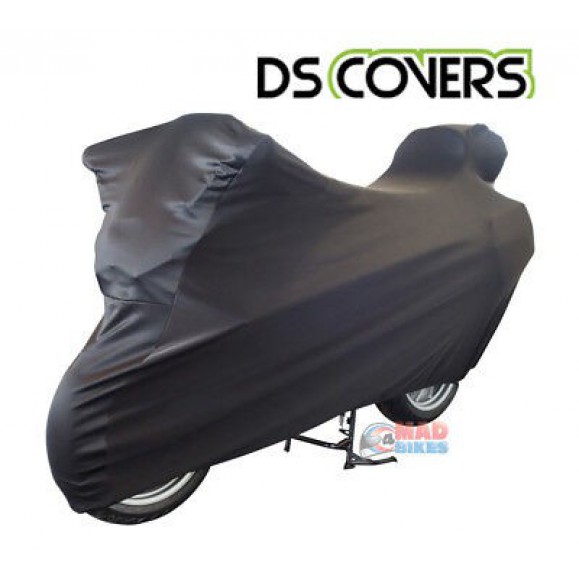 DS COVERS - FLEXX Stretch-fit trekk til motorsykkel med toppboks